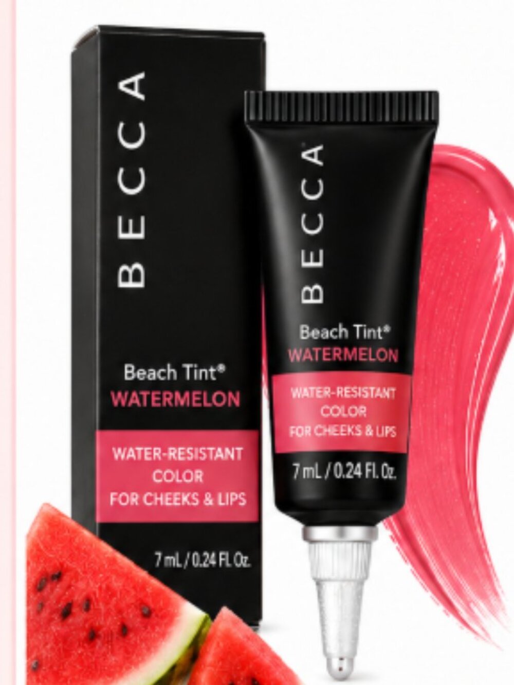 DISCONTINUED | BECCA Tint Water-Resistant for Cheeks & Lips – Watermelon – 7 mL